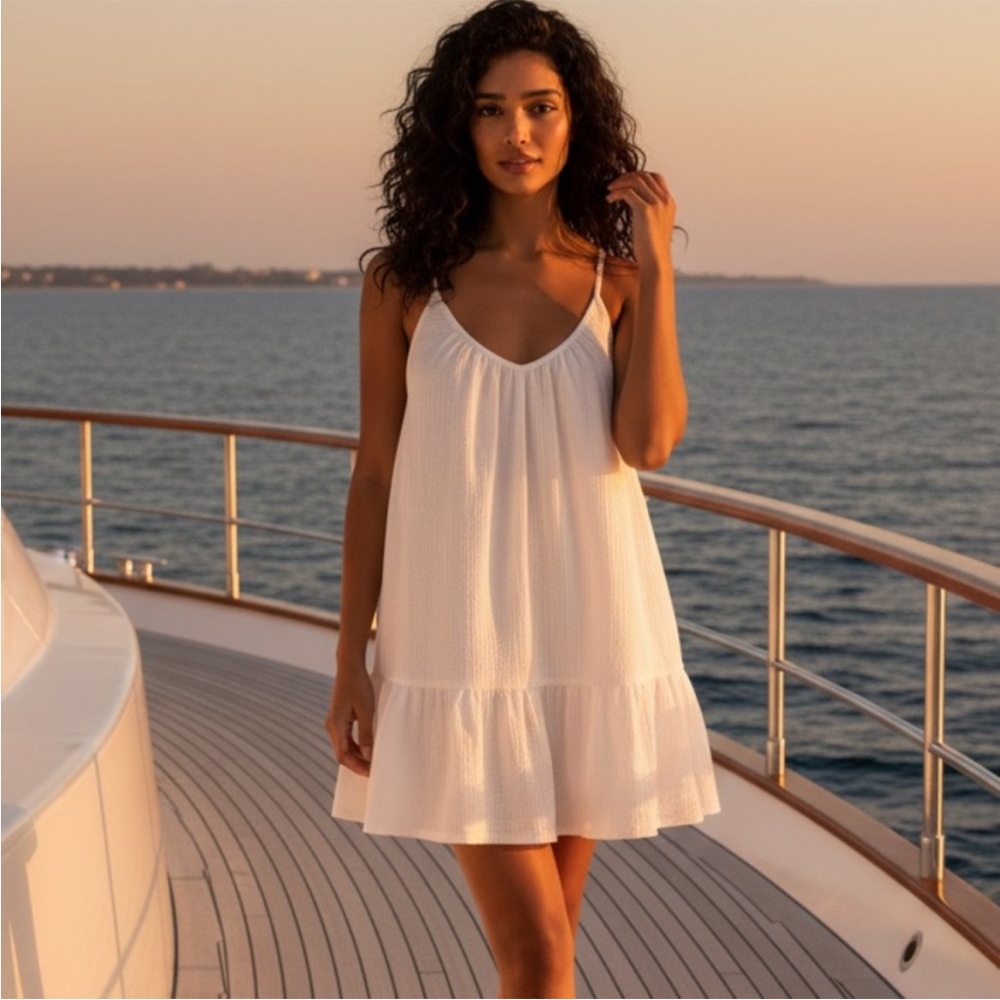 Z Supply Amelia Gauze Mini Dress Large